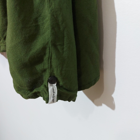 One Teaspoon Synthetic Dinky Teired Tank Dress In Military Green - Picture 3 of 16